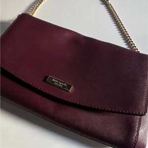 Kate Spade Burgundy Crossbody Bag